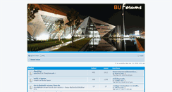 Desktop Screenshot of forums.bu.ac.th